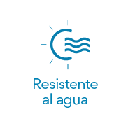 resistente al agua